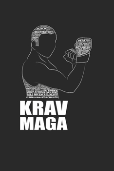 Paperback Krav Maga Notebook - Self Defense Instructor Journal Planner: Martial Arts Selfe Defense Organizer For Boys Men Dot Grid Book