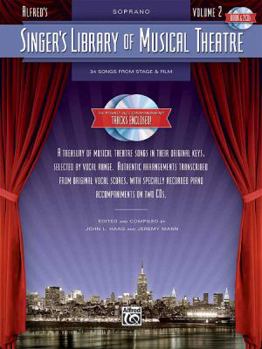 Paperback Singer's Library of Musical Theatre, Vol 2: Soprano Voice, Book & 2 CDs [With 2 CDs] Book