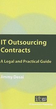 Paperback IT Outsourcing Contracts: A Legal and Practical Guide Book