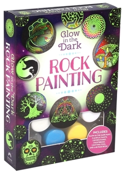 Paperback Glow in the Dark Rock Painting Book