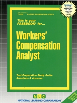 Spiral-bound Workers' Compensation Analyst: Passbooks Study Guide Book
