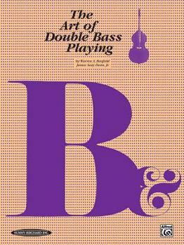 Paperback The Art of Double Bass Playing Book