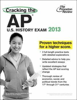 Paperback Cracking the AP U.S. History Exam, 2013 Edition (College Test Preparation) Book