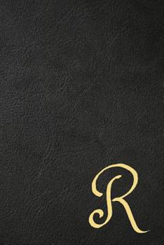 Paperback R: Executive Monogram Initial Journal (Vintage Leather Look Personalized Letter Notebooks) Book