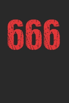 Paperback 666 Halloween - Costume Satan Devil Beast: 120 Pages 6 'x 9' -Dot Graph Paper Journal Manuscript - Planner - Scratchbook - Diary Book