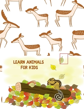 Paperback Learn Animals For Kids: A Fun and Simple Drawing and Activity Book for Kids to Learn Animal and learn to Draw Book