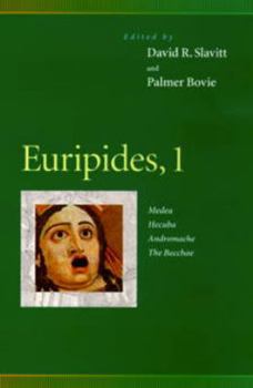 Hardcover Euripides, 1: Medea, Hecuba, Andromache, the Bacchae Book