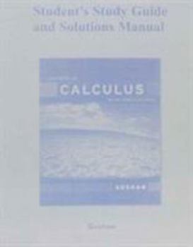 Paperback Student Study Guide and Solutions Manual for Concepts of Calculus with Applications Book