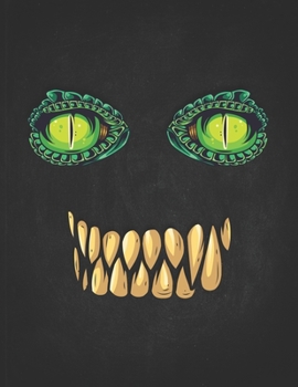 The Funny Office Gag Gifts: Dragon Smile Emerald Eyes Gift for Fantasy Believer Role Playing Party Planner Daily Weekly Monthly Undated Calendar Organizer Journal