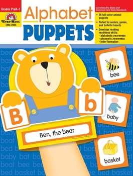 Paperback Alphabet Puppets Book