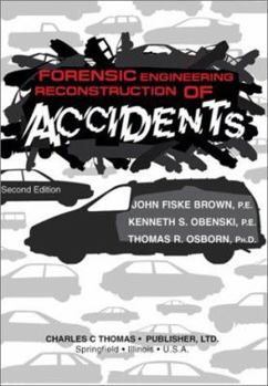 Paperback Forensic Engineering Reconstruction of Accidents Book