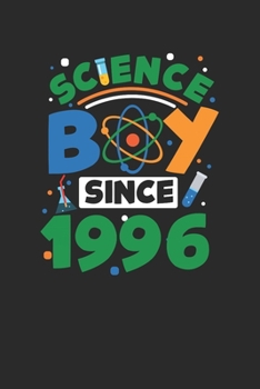 Science Boy Since 1996: Graph Paper Notebook / Journal (6 X 9 - 5 Squares per inch - 120 Pages) - Birthday Gift Idea For Scientist, Student And Teacher