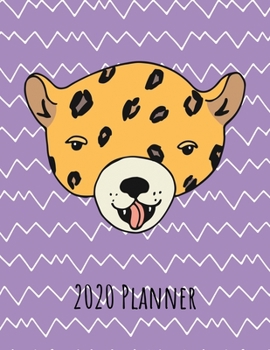 2020 Planner: Weekly Dated With Inspirational Quotes Purple - Leopard (Cute & Adorable Calendar Planners for All)