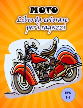 Paperback Libro da colorare moto per bambini: Immagini di moto grandi e divertenti per bambini [Greek] Book