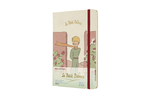 Calendar Moleskine 2020-21 Petit Prince Weekly Planner, 18m, Large, Roses, Hard Cover (5 X 8.25) Book