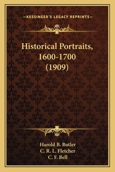 Paperback Historical Portraits, 1600-1700 (1909) Book