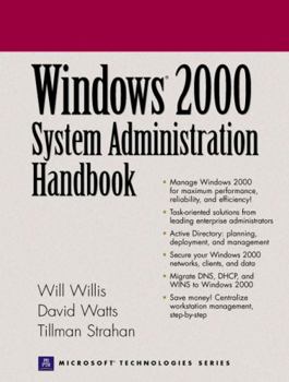 Paperback Windows 2000 System Administration Handbook Book