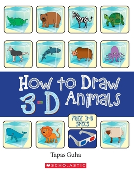 Paperback How to Draw 3D Animals Book
