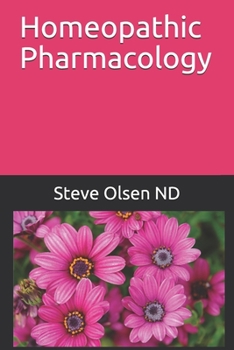 Paperback Homeopathic Pharmacology Book