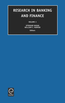 Hardcover Research in Banking and Finance Book