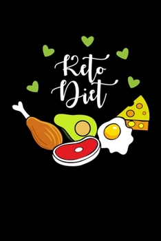 Paperback Keto Diet: 6x9 120 pages dot grid - Your personal Diary Book