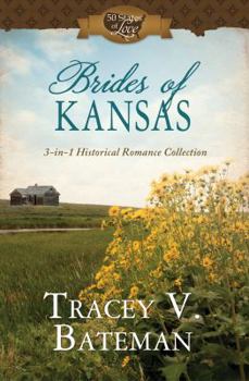 Paperback Brides of Kansas: 3-In-1 Historical Romance Collection Book