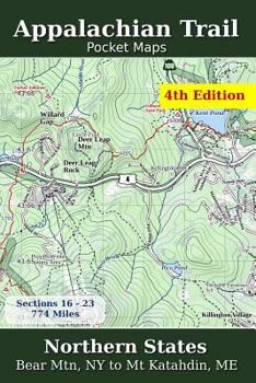 Paperback Appalachian Trail Pocket Maps - Northern States Book