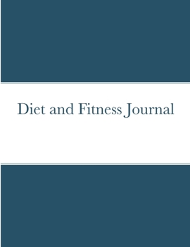 Paperback Diet and Fitness Journal Book