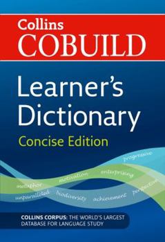 Paperback Collins Cobuild Learner's Dictionary; Concise Edition Book