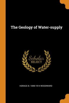 Paperback The Geology of Water-supply Book