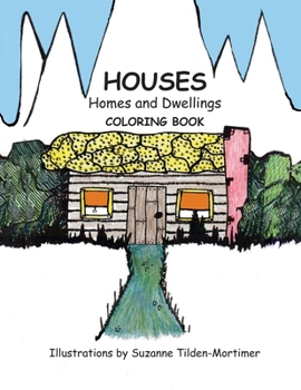 Paperback Houses Homes and Dwellings: Coloring Book