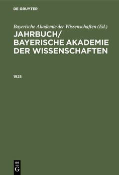 Jahrbuch/ Bayerische Akademie der Wissenschaften