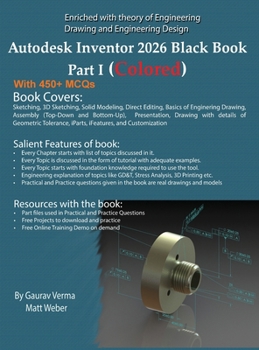 Hardcover Autodesk Inventor 2026 Black Book Part I: (Colored) Book