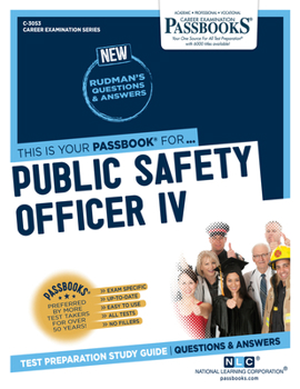 Paperback Public Safety Officer IV (C-3053): Passbooks Study Guide Volume 3053 Book