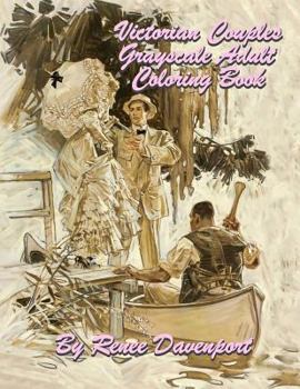 Paperback Victorian Couples Grayscale Adult Coloring Book