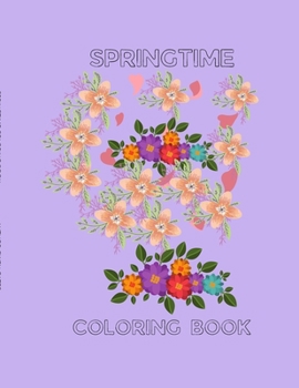 Paperback Springtime: Coloring Book