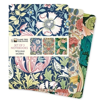 Misc. William Morris Set of 3 Standard Notebooks Book