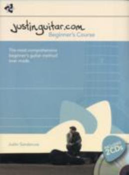 Paperback Justinguitar.Com Beginner's Guitar Course (Book & 2 Cds) Book