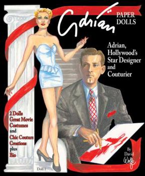 Paperback Adrian, Hollywood Designer Paper Dolls Book