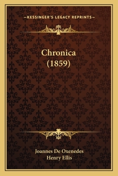 Paperback Chronica (1859) Book