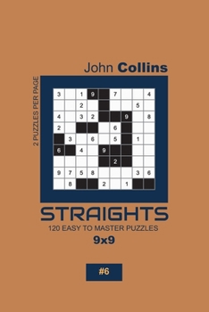 Paperback Straights - 120 Easy To Master Puzzles 9x9 - 6 Book