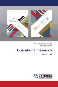 Paperback Operational Research Book