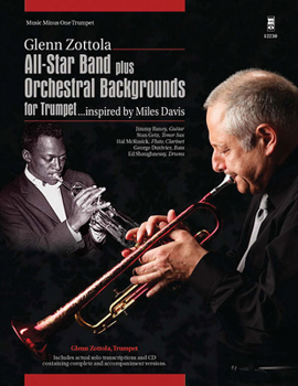Misc. All Star Band Plus Orchestral Backgrounds for Trumpet (Inspired by Miles Davis) Book