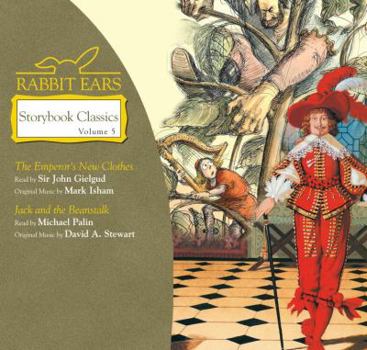 Audio CD Rabbit Ears Storybook Classics: Volume Five: Emperor's New Clothes, Jack and the Beanstalk Book