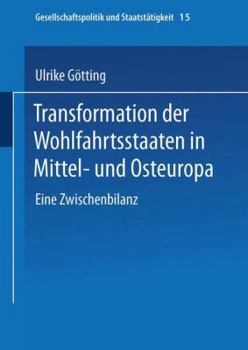 Paperback Transformation Der Wohlfahrtsstaaten in Mittel- Und Osteuropa [German] Book