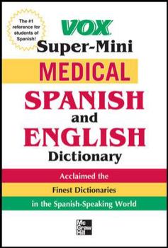 Paperback Vox Medical Spanish and English Dictionary Book
