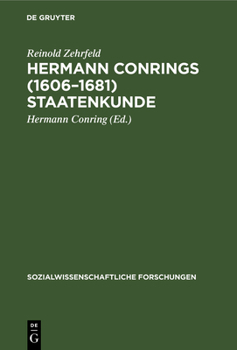Hardcover Hermann Conrings (1606-1681) Staatenkunde [German] Book