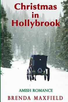 Paperback Christmas in Hollybrook: Amish Romance Book