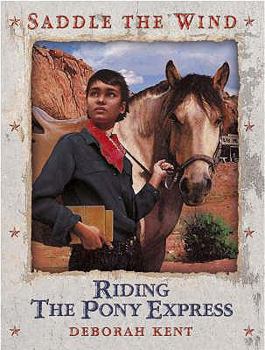 Paperback Riding the Pony Express Book