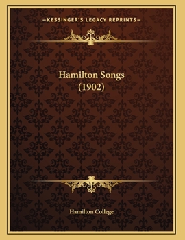 Paperback Hamilton Songs (1902) Book